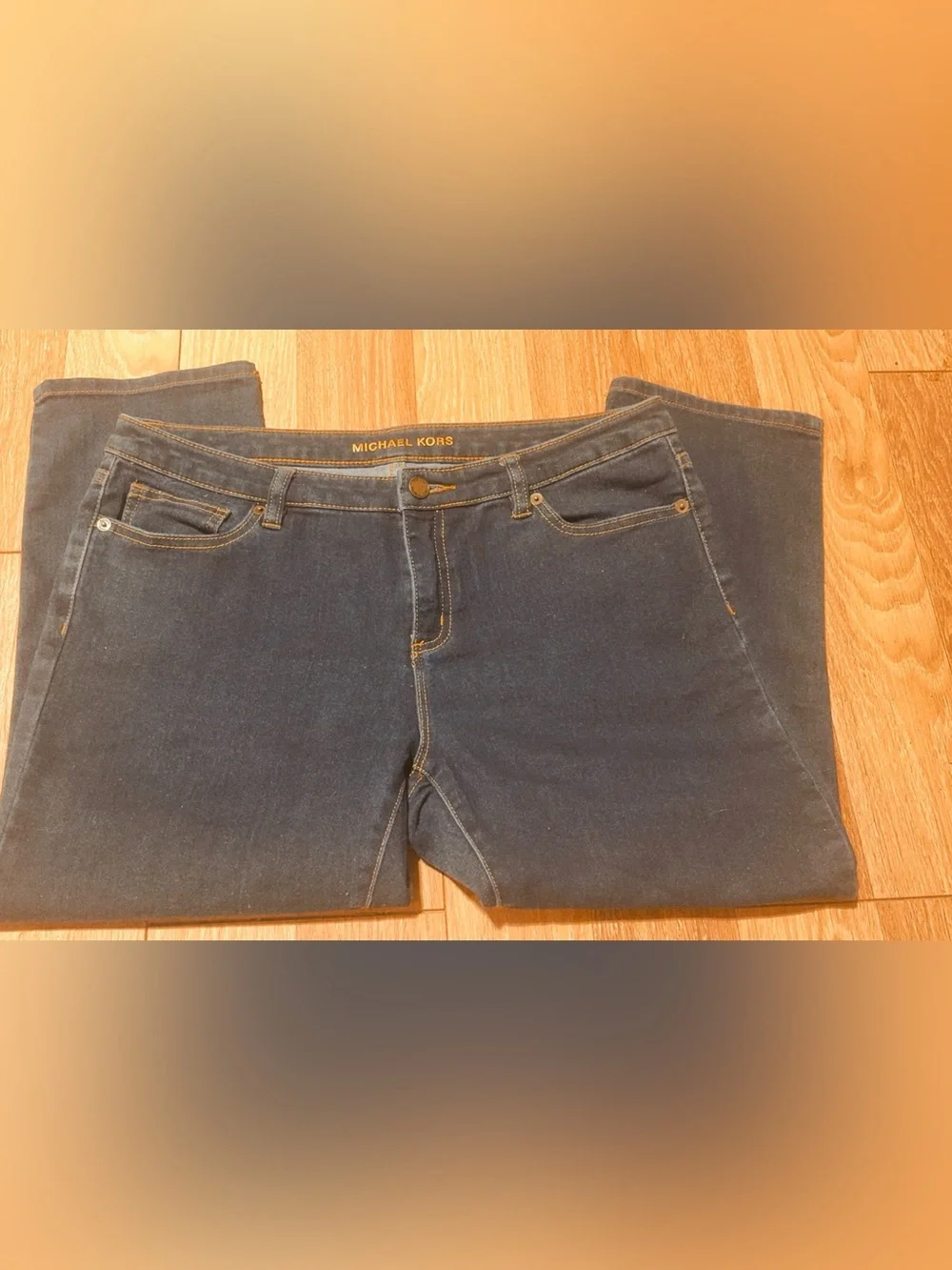 Michael Kors Navy Straight Leg Women's Jeans